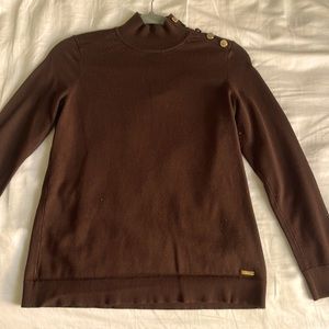 Calvin Klein Sweater. Size Small. Color Brown